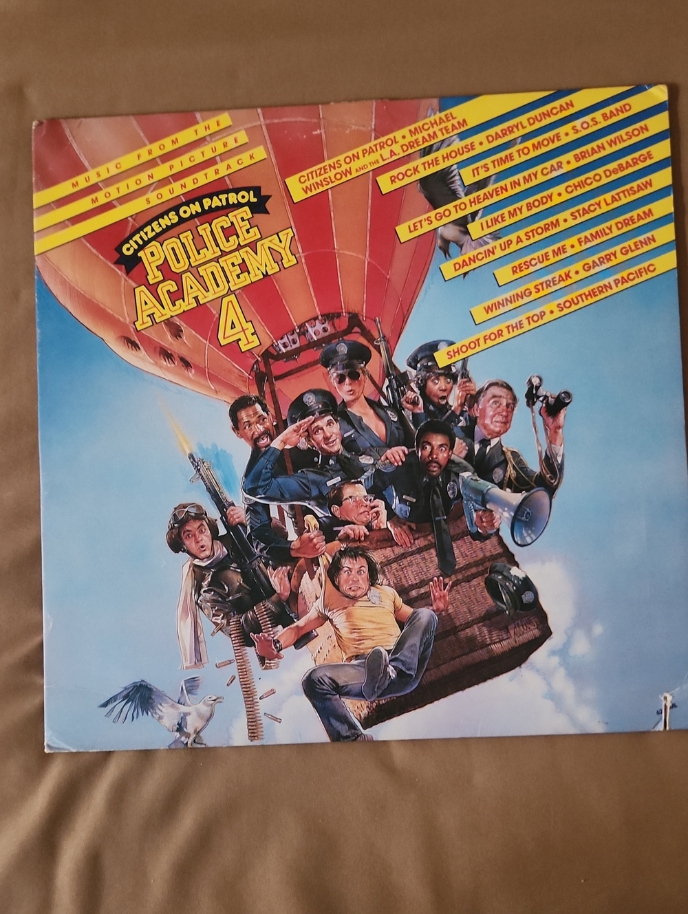 Police Academy 4 Soundtrack Vinyl - Never Played Or Removed! NM DJ Notched